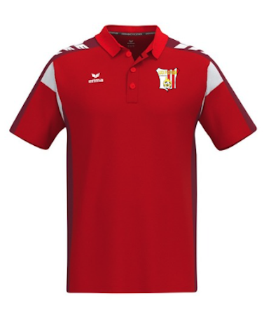 Koszulka polo czerwona ERIMA Celebrate 125