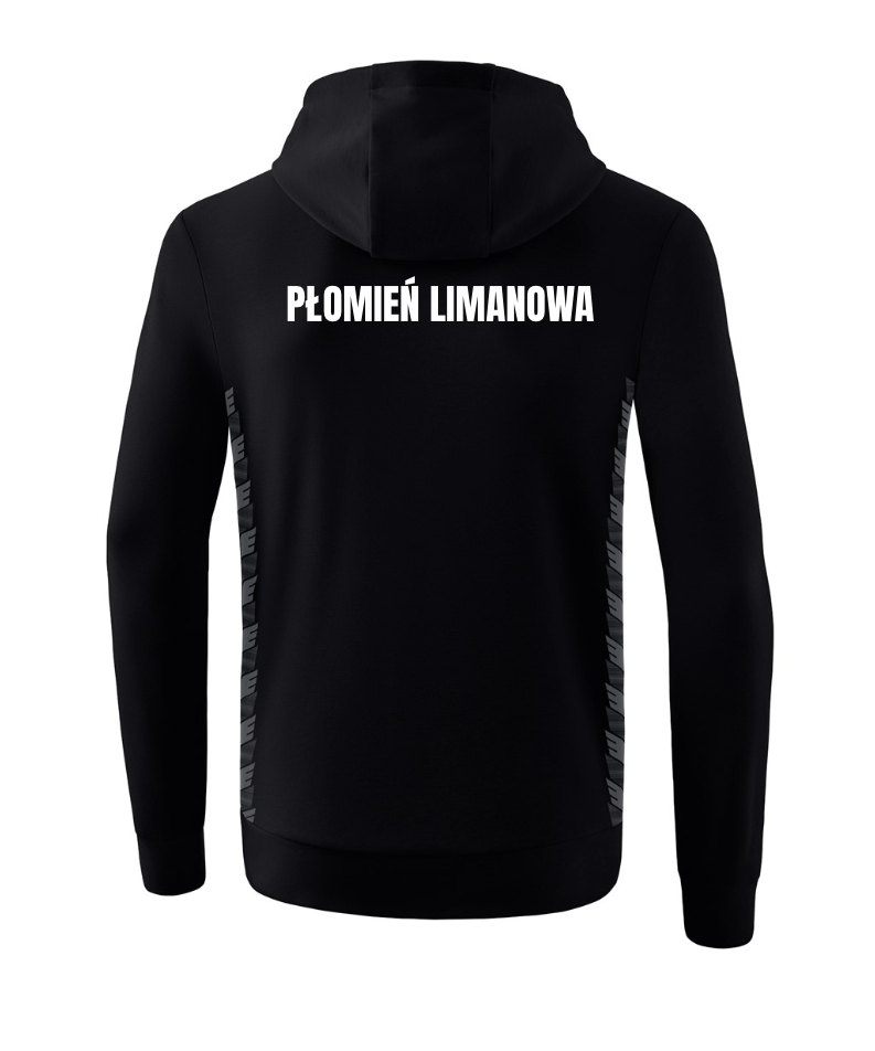 Bluza czarna ERIMA Essential Team Hoody Junior