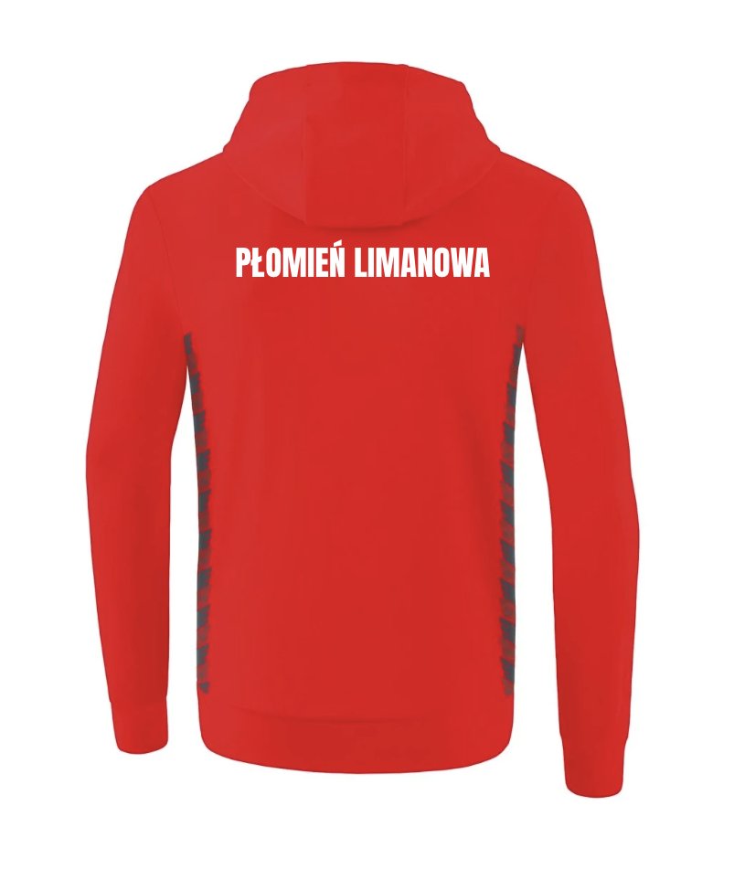 Bluza czerwona ERIMA Essential Team Hoody Junior