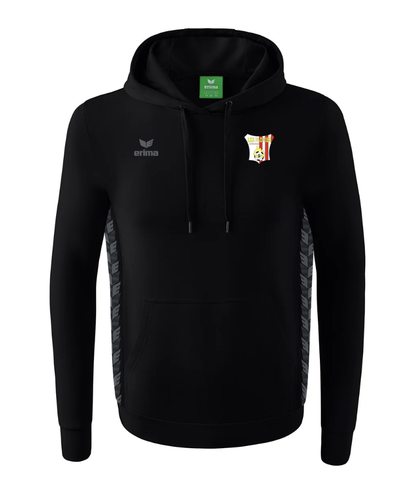 Bluza czarna ERIMA Essential Team Hoody Senior
