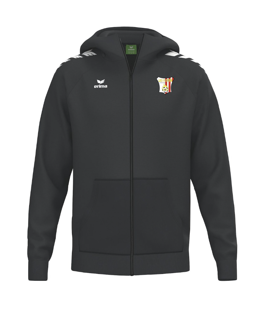 Bluza czarna ERIMA CMPT Wings Hoody Senior