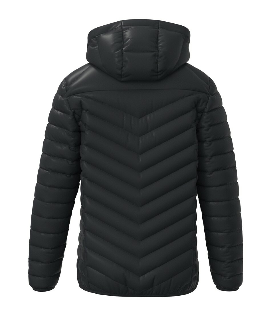 Kurtka czarna zimowa puchowa ERIMA