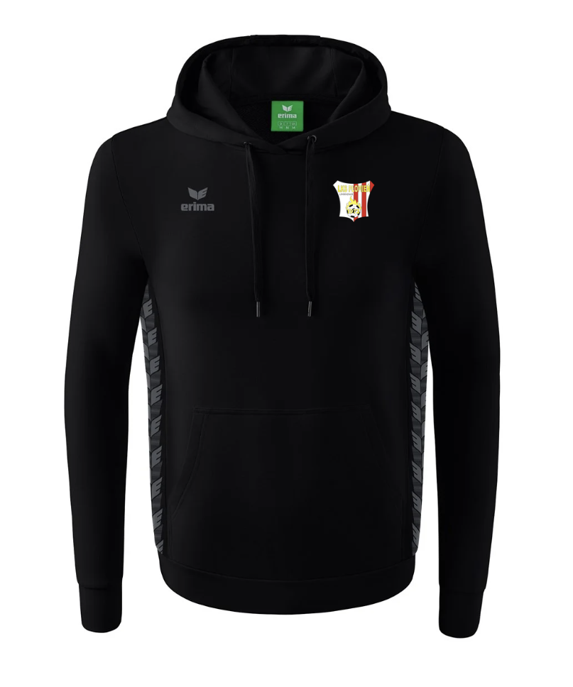 Bluza czarna ERIMA Essential Team Hoody Junior