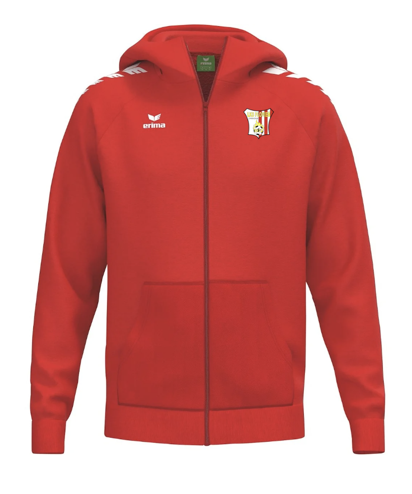 Bluza czerwona ERIMA CMPT Wings Hoody Senior