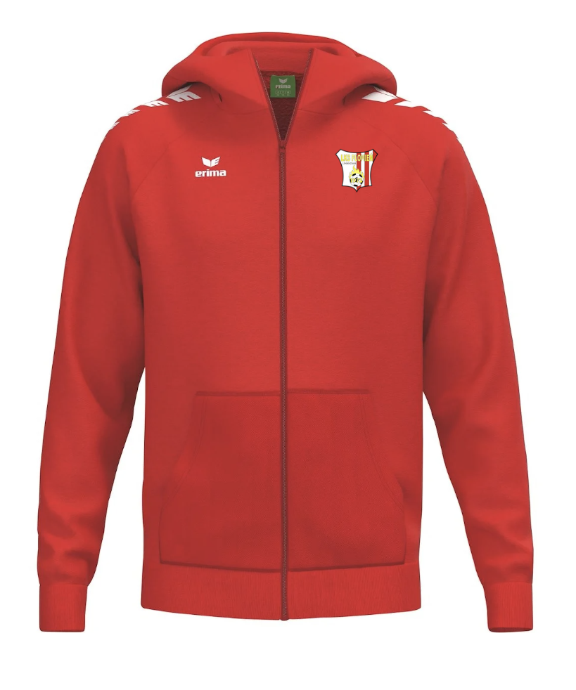 Bluza czerwona ERIMA CMPT Wings Hoody Junior