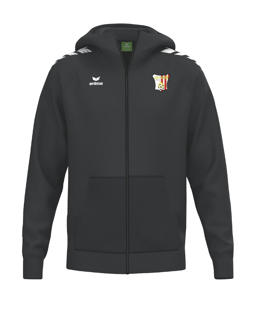 Bluza czarna ERIMA CMPT Wings Hoody Junior