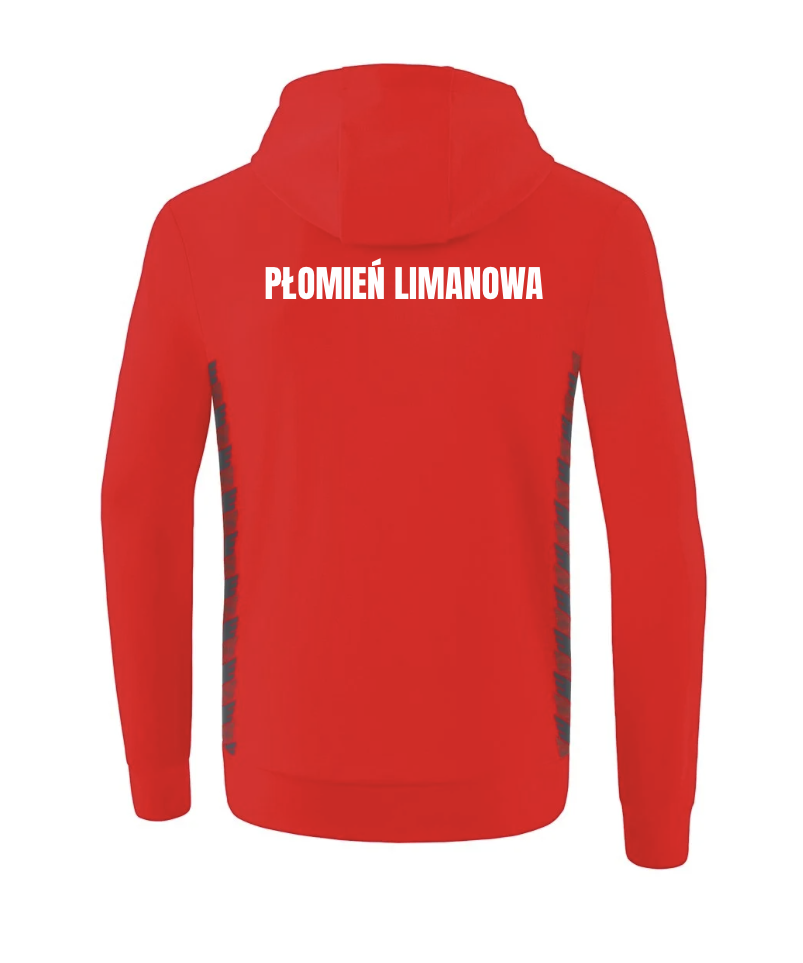 Bluza czerwona ERIMA Essential Team Hoody Senior