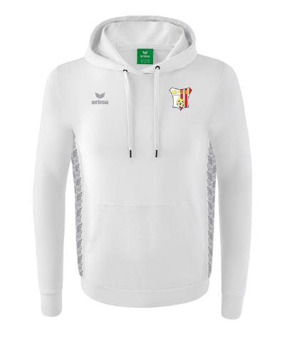 Bluza biała ERIMA Essential Team Hoody Senior