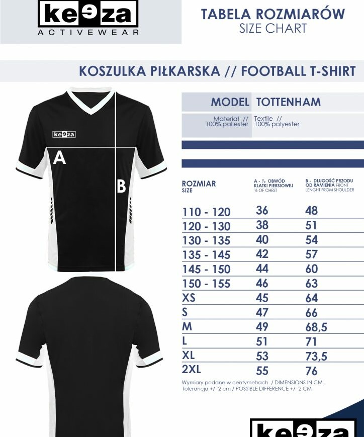 Komplet stroju KEEZA czerwony Tottenham